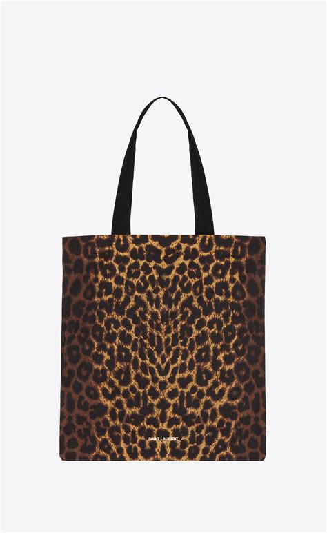 leopard tote bag ysl